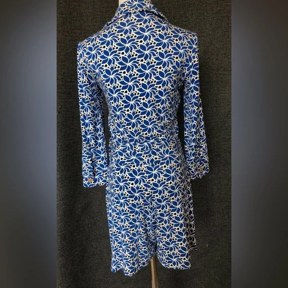 Diane von Furstenberg (DVF) Celeste Printed Silk Romper - Size 14 - Picture 3 of 5